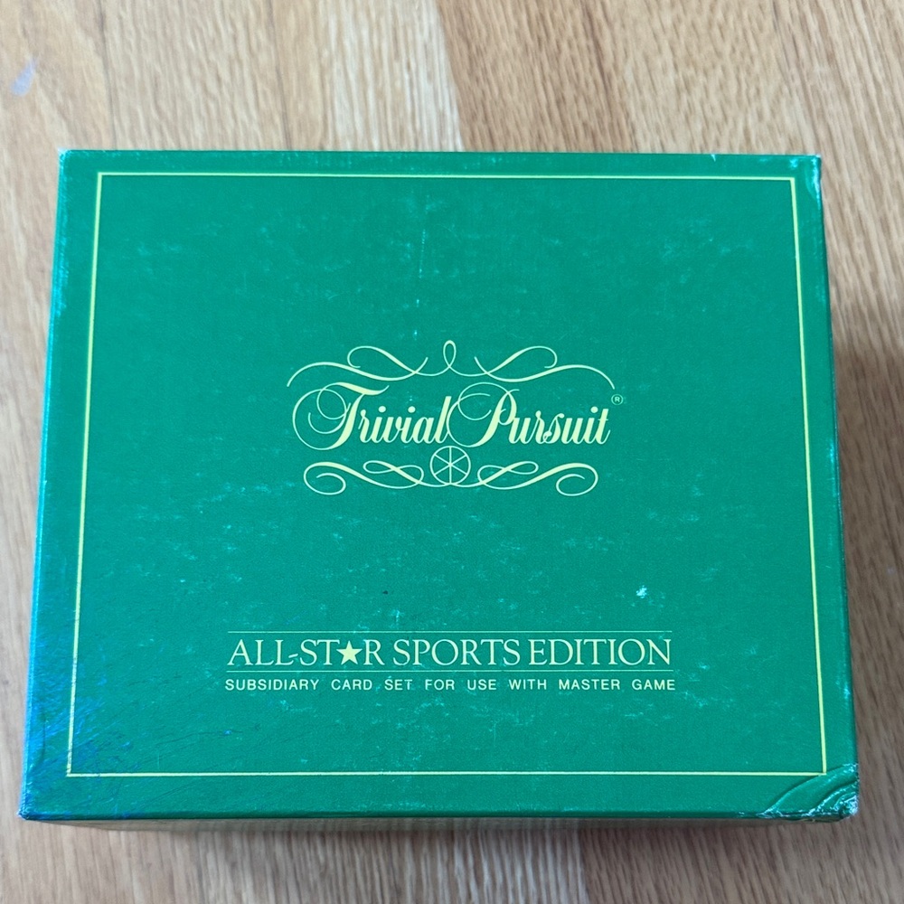 Vintage 1983 Trivial Pursuit All-Star Sports Edition Card Set